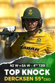 Dercksen’s Dazzling 55 Steals The Show on Sony LIV