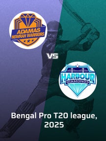Harbour Diamonds VS Adamas Howrah Warriors on Fan Code