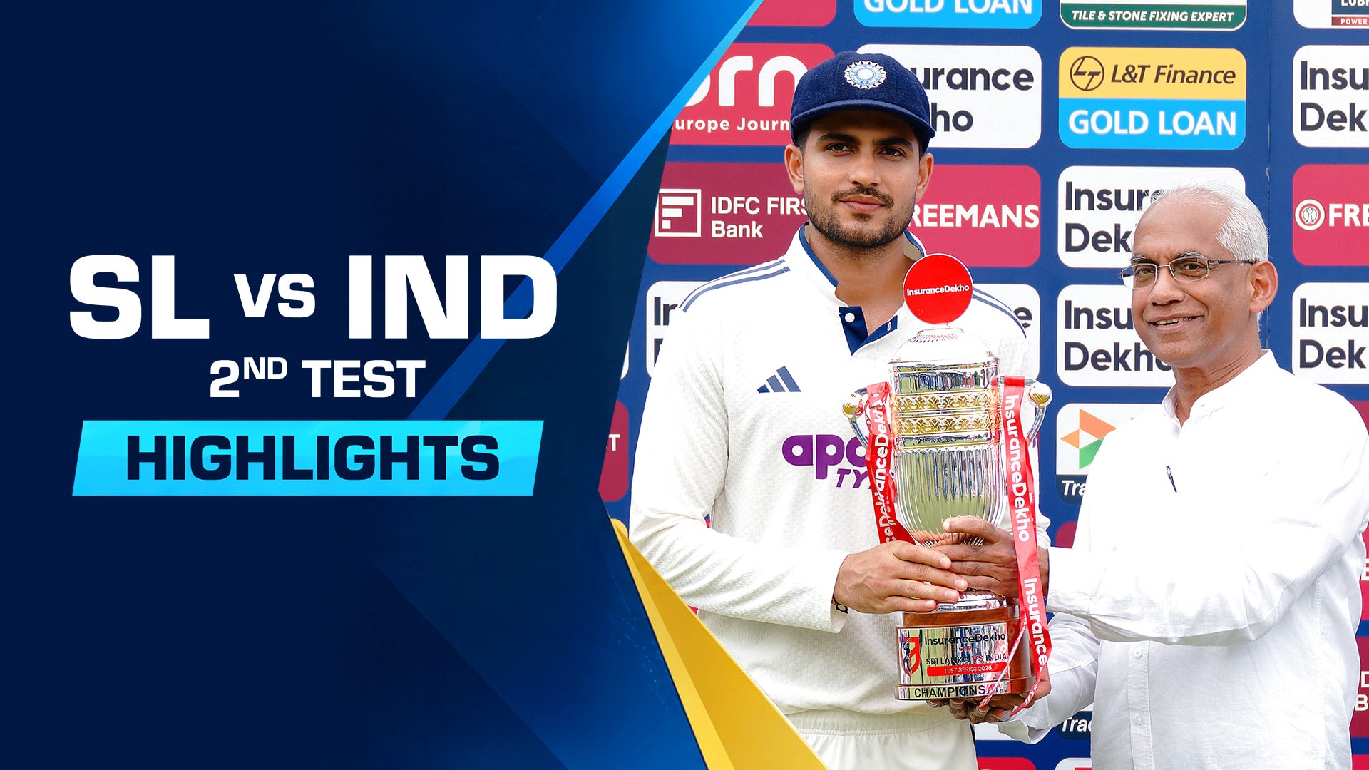 2nd Test - Highlights - 27 Aug 2026 on Sony LIV