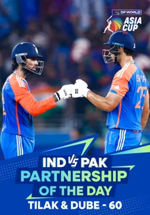 Partnership Of The Day - India vs Pakistan - 28 Sep 2025 on Sony LIV