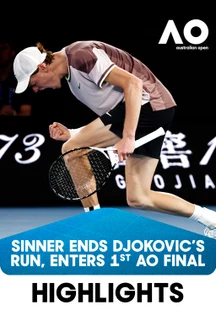 Sinner Sends World No. 1 Djokovic Crashing Out - Highlights - 26 Jan 2024 on Sony LIV