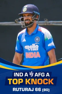 Gaikwad’s 66 Off 80 Holds India A Firm on Sony LIV