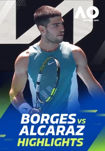 Alcaraz Takes Down Borges To Charge Through To RD4 - Highlights - 17 Jan 2024 on Sony LIV