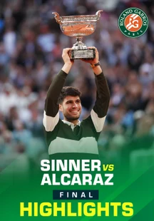 Sinner vs Alcaraz - Final - 8 Jun 2025 on Sony LIV