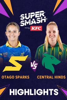 Otago Sparks vs Central Hinds - Highlights - 30 Dec 2025 on Sony LIV