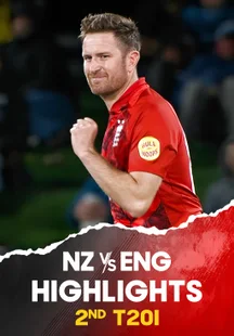 New Zealand vs England - 2nd T20I - Highlights - 20 Oct 2025 on Sony LIV
