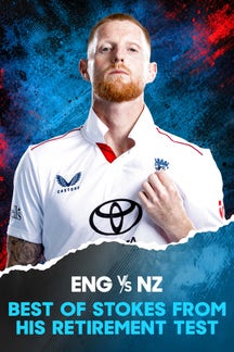 Stokes Retirement test on Sony LIV