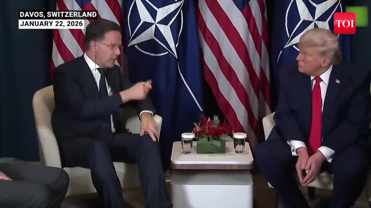 'Pains Me When You Say Europe Won't...': NATO Chief Attempts To Pacify Trump Amid Greenland Fight on undefined