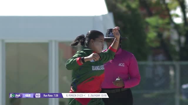 Wicket! Nahida Akter Gets The Important Breakthrough! on Sony LIV