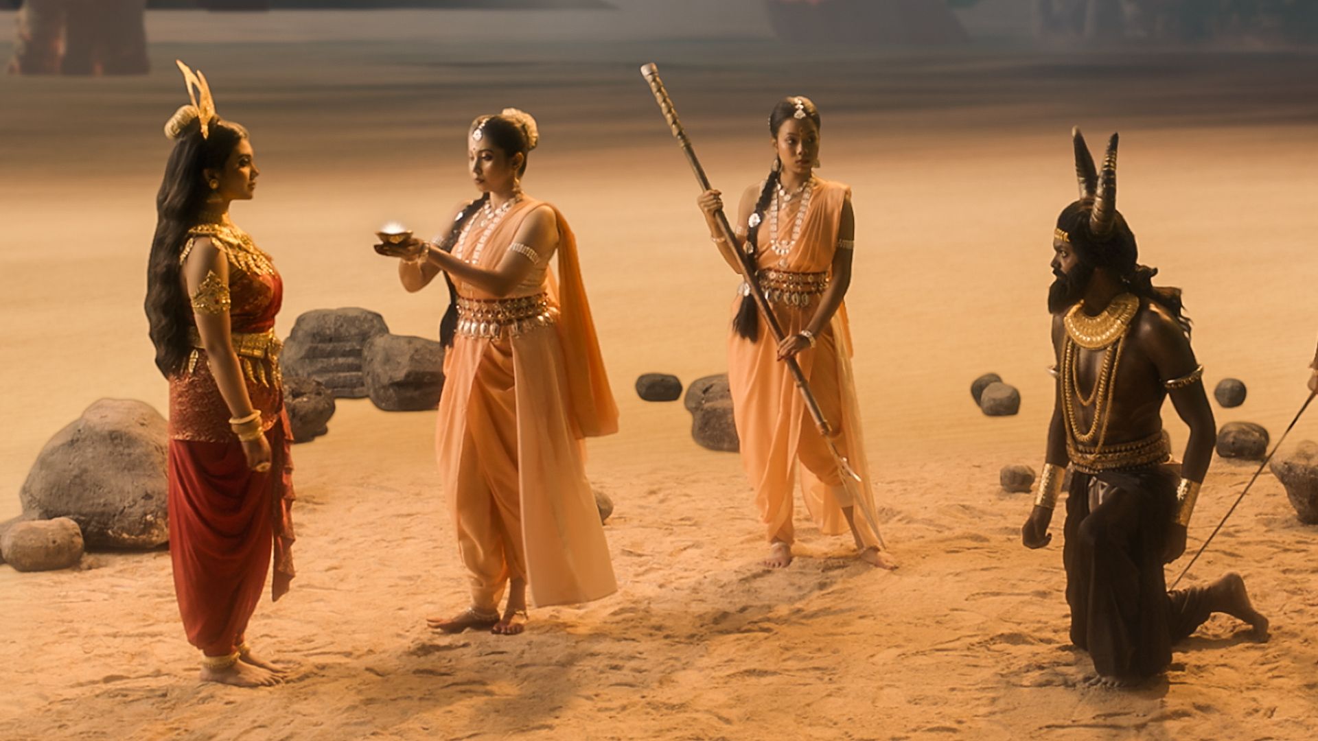 Mohishashur Mordini season 1 episode 6 on Hoichoi