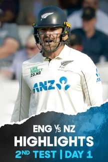 Day 1 - 2nd Test - Highlights - 17 Jun 2026  on Sony LIV