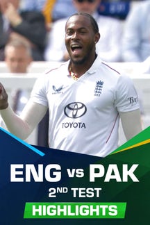 2nd Test - Highlights - 30 Aug 2026 on Sony LIV