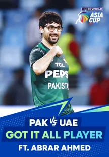 Got It All Player - Abrar Ahmed - 17 Sep 2025 on Sony LIV