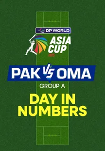 Match Metrics - Pakistan vs Oman - 12 Sep 2025 on Sony LIV