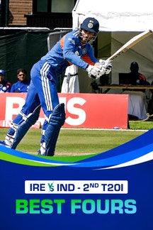 Best Fours - 2nd T20I - 28 Jun 2026 on Sony LIV
