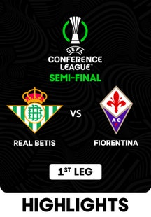 Real Betis vs Fiorentina - Semi-final - 1st Leg - 2 May 2025 on SonyLIV