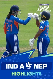 India A Women vs Nepal Women - Highlights - 17 Feb 2026  on Sony LIV