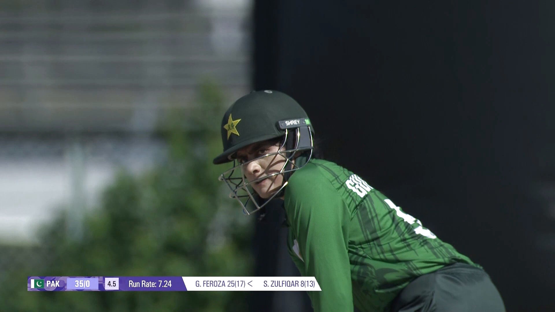 Four! Feroza Gets Into A Good Position And Flicks It! Feroza's flawless cover drive on Sony LIV