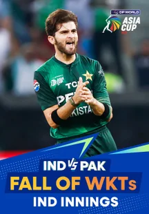Fall of Wickets - India - 28 Sep 2025 on Sony LIV
