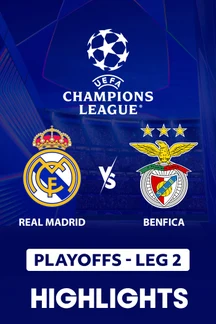 Real Madrid vs Benfica - Highlights - 26 Feb 2026 on Sony LIV