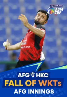 Fall of Wickets - Afghanistan - 9 Sep 2025 on Sony LIV