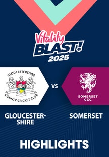 Gloucester vs Somerset - Highlights - 13 Jun 2025 on Sony LIV