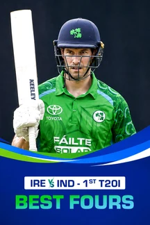 Best Fours - 1st T20I - 26 Jun 2026 on Sony LIV