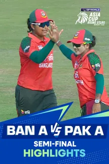  Bangladesh A Women vs Pakistan A Women - SF - Highlights - 20 Feb 2026  on Sony LIV