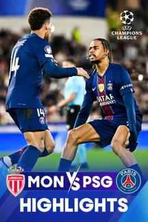 AS Monaco vs PSG - Highlights - 18 Feb 2026 on Sony LIV