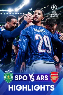 Sporting CP vs Arsenal - Quarter-Final - Leg 1 - Highlights - 8 Apr 2026 on Sony LIV