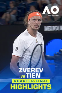 Zverev vs Tien - QF - Highlights - 27 Jan 2026 on Sony LIV