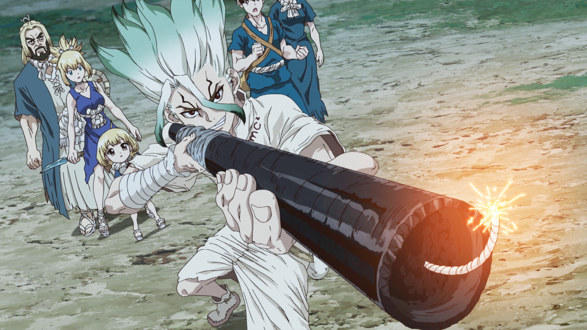 Dr. Stone season 1 episode 18 on undefined