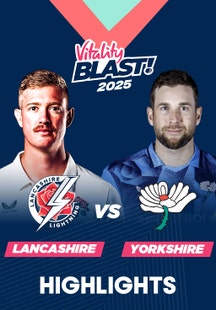 Lancashire vs Yorkshire - Highlights - 11 July 2025 on Sony LIV