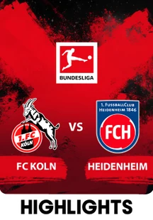 FC Koln And Heidenheim Share Points In 1-1 Draw - Highlights - 13 Jan 2024 on Sony LIV