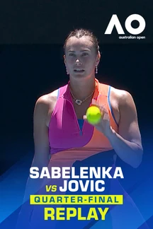 Sabalenka vs Jovic - Replay - 27 Jan 2026 on Sony LIV