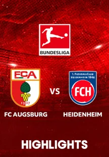FC Augsburg vs Heidenheim - Highlights - 15 Feb 2026 on Sony LIV