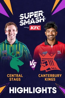 Central Stags vs Canterbury Kings - Highlights - 3 Jan 2026 on Sony LIV