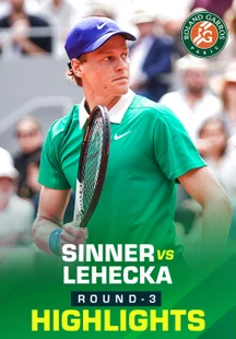 Sinner vs Lehecka - Highlights - 31 May 2025 on Sony LIV