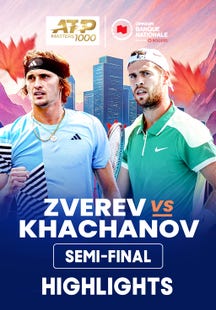 Zverev vs Khachanov - Semi-Final - Highlights - 7 Aug 2025 on Sony LIV