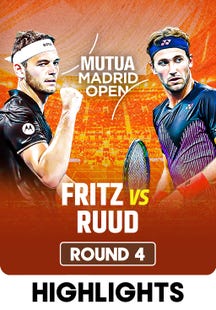 Fritz vs Ruud - Round 4 - Highlights - 30 Apr 2025 on SonyLIV