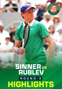 Sinner vs Rublev - Highlights - 2 Jun 2025 on Sony LIV
