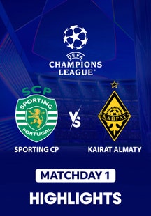 Sporting CP vs Kairat Almaty - Highlights - 19 Sep 2025 on Sony LIV