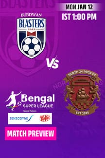 Burdwan Blasters Vs North 24 Parganas Fc on Zee5