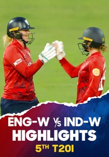 5th T20I - Highlights - 12 Jul 2025 on Sony LIV