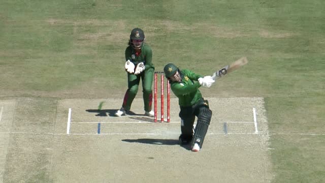 Six! Six! F.s. Khan Brings Up 100 For Pak on Sony LIV