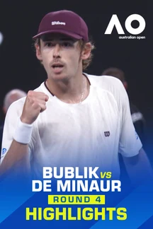 Bublik vs De Minaur - Round 4 - Highlights - 25 Jan 2026 on Sony LIV