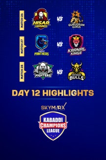 Kabaddi Champions League  Highlights Day 12 on Zee5