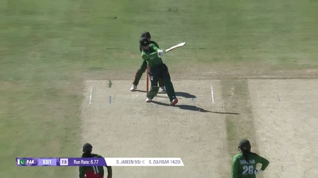Wicket! Jabeena's Innings Comes To An End on Sony LIV