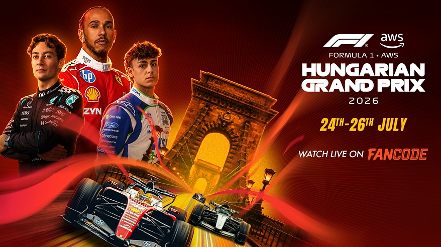 Hungarian GP 2026: Live on FanCode! on Fan Code