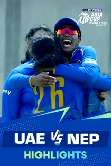 UAE Women vs Nepal Women - Highlights - 15 Feb 2026  on Sony LIV